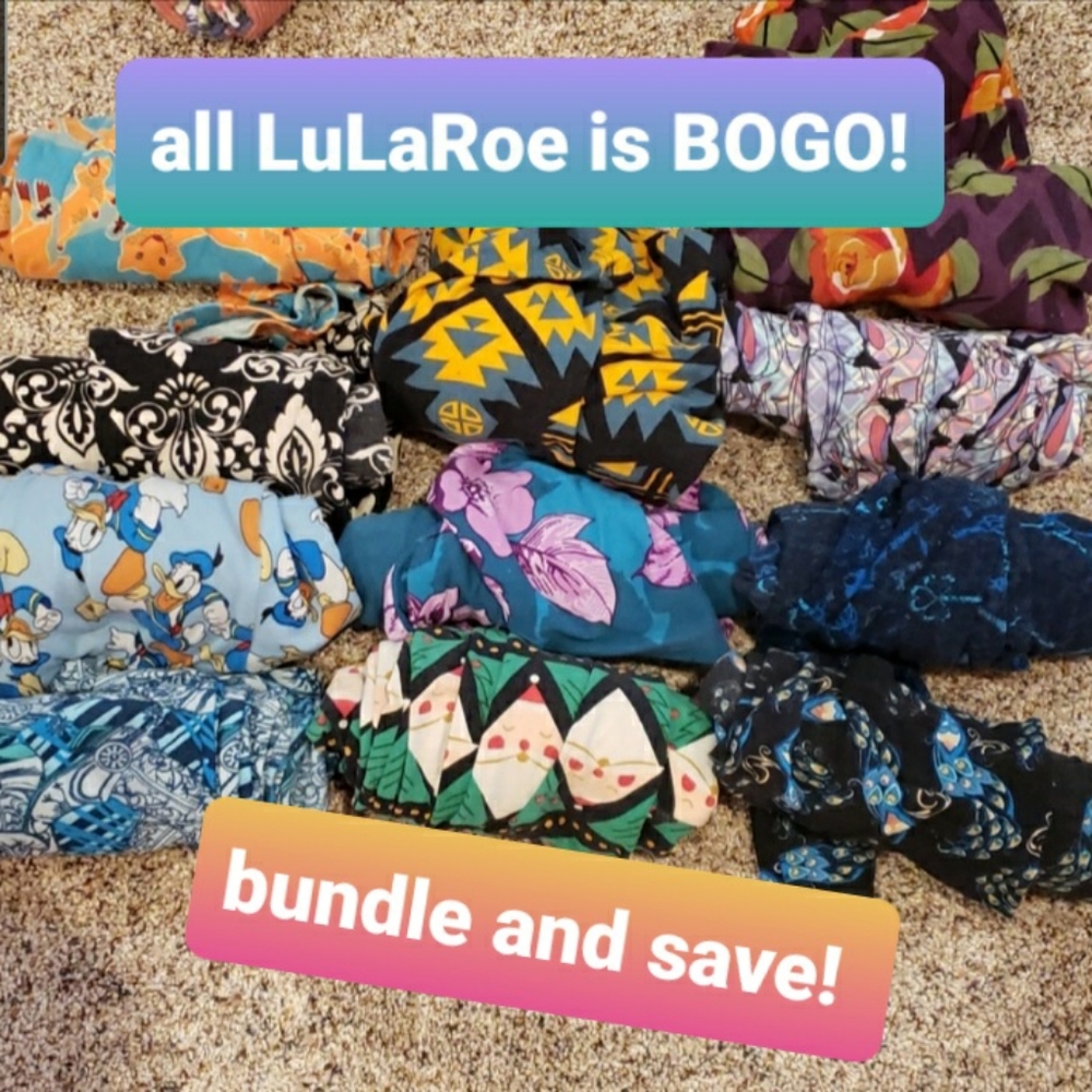 All lularoe in my shop is BOGO.